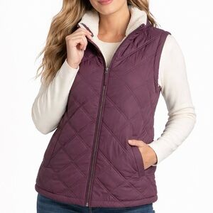 Quilted/Fleece Reversible Vest